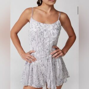 Kimchi Blue Christina Lace Corset Romper